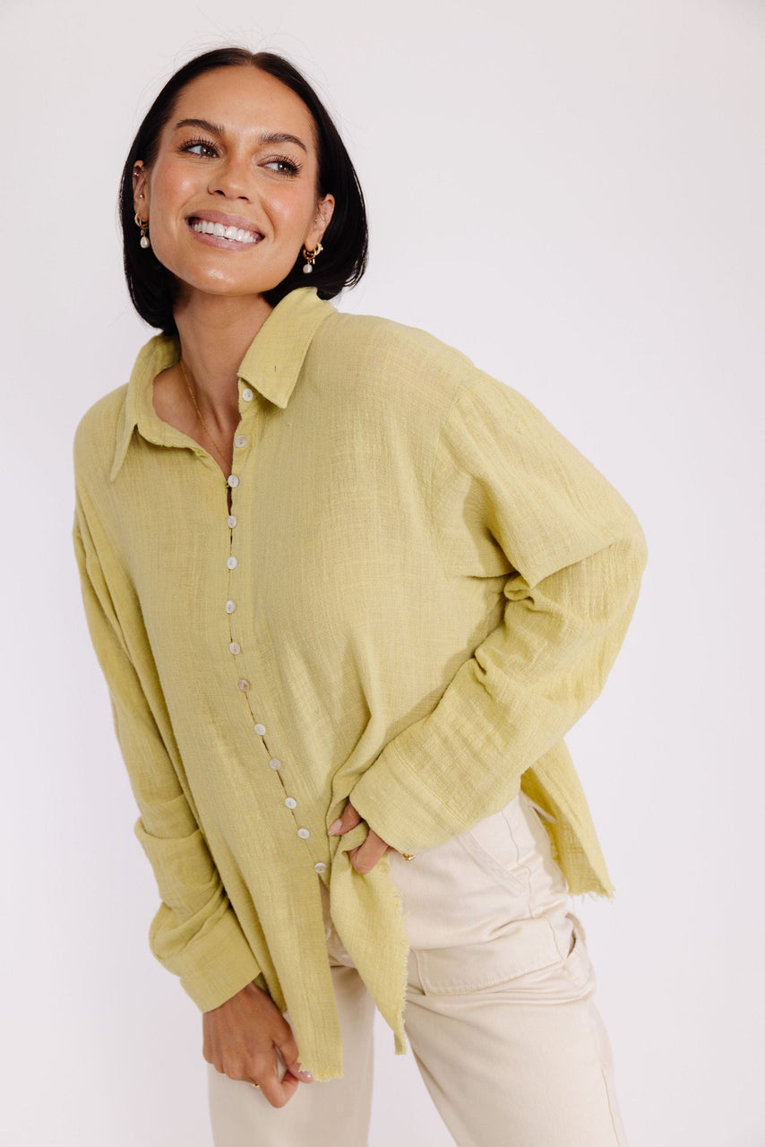 Yulia Blouse in Lime