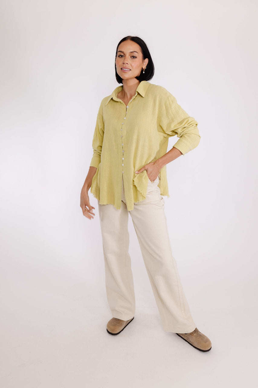 Yulia Blouse in Lime