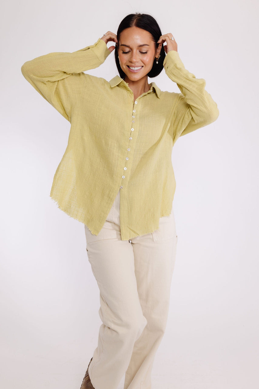 Yulia Blouse in Lime