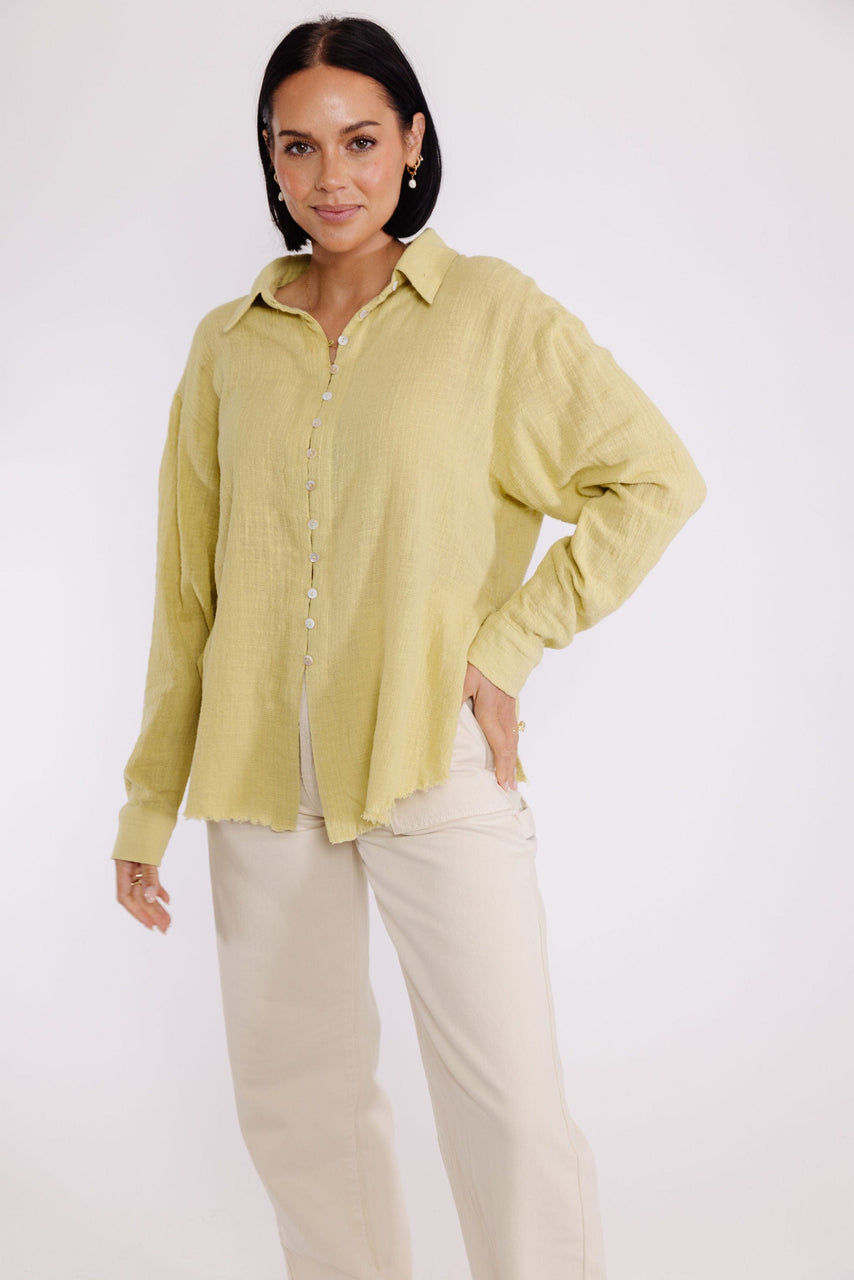 Yulia Blouse in Lime