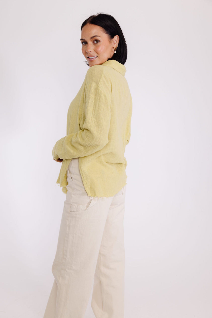 Yulia Blouse in Lime