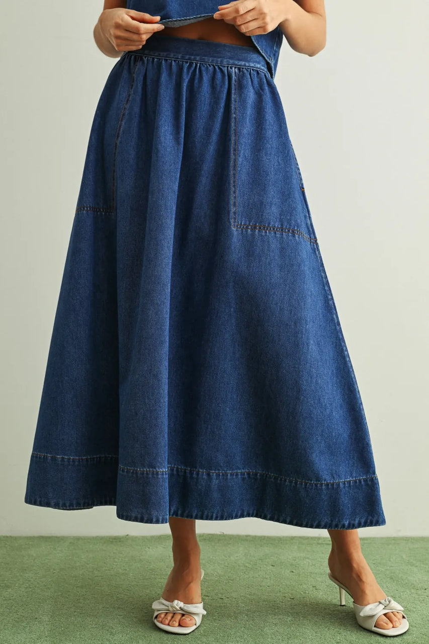 Zya Skirt - Denim