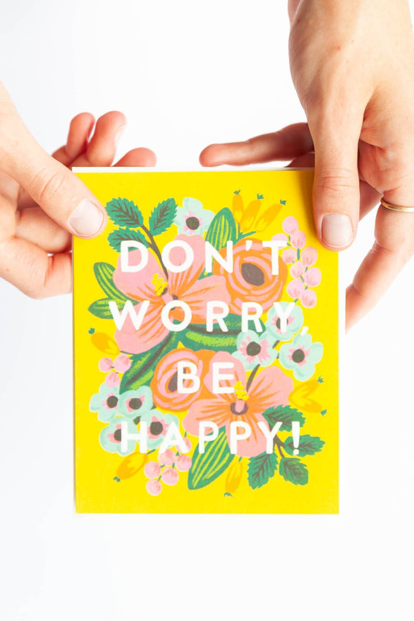 Don't Worry Be Happy Card