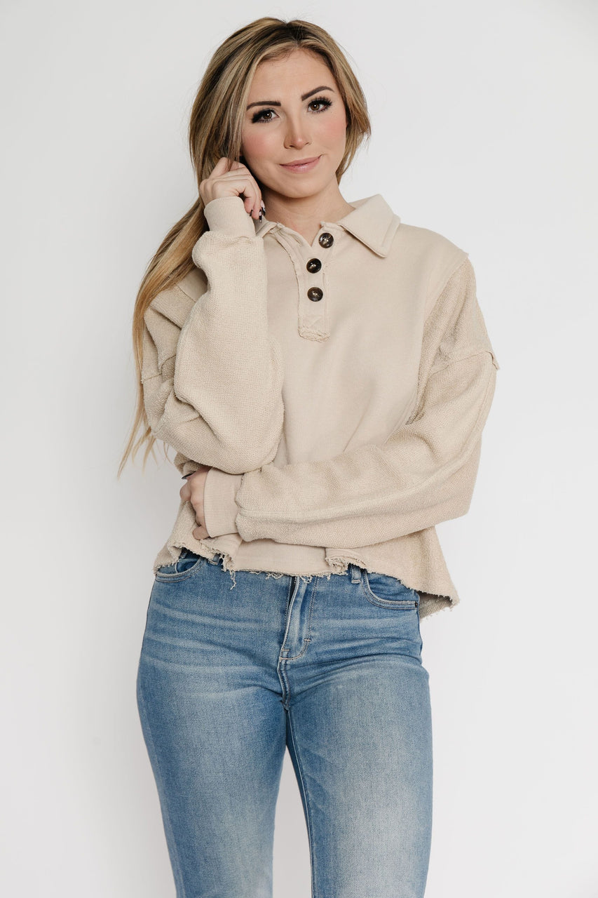 Amoray Sweatshirt in Khaki