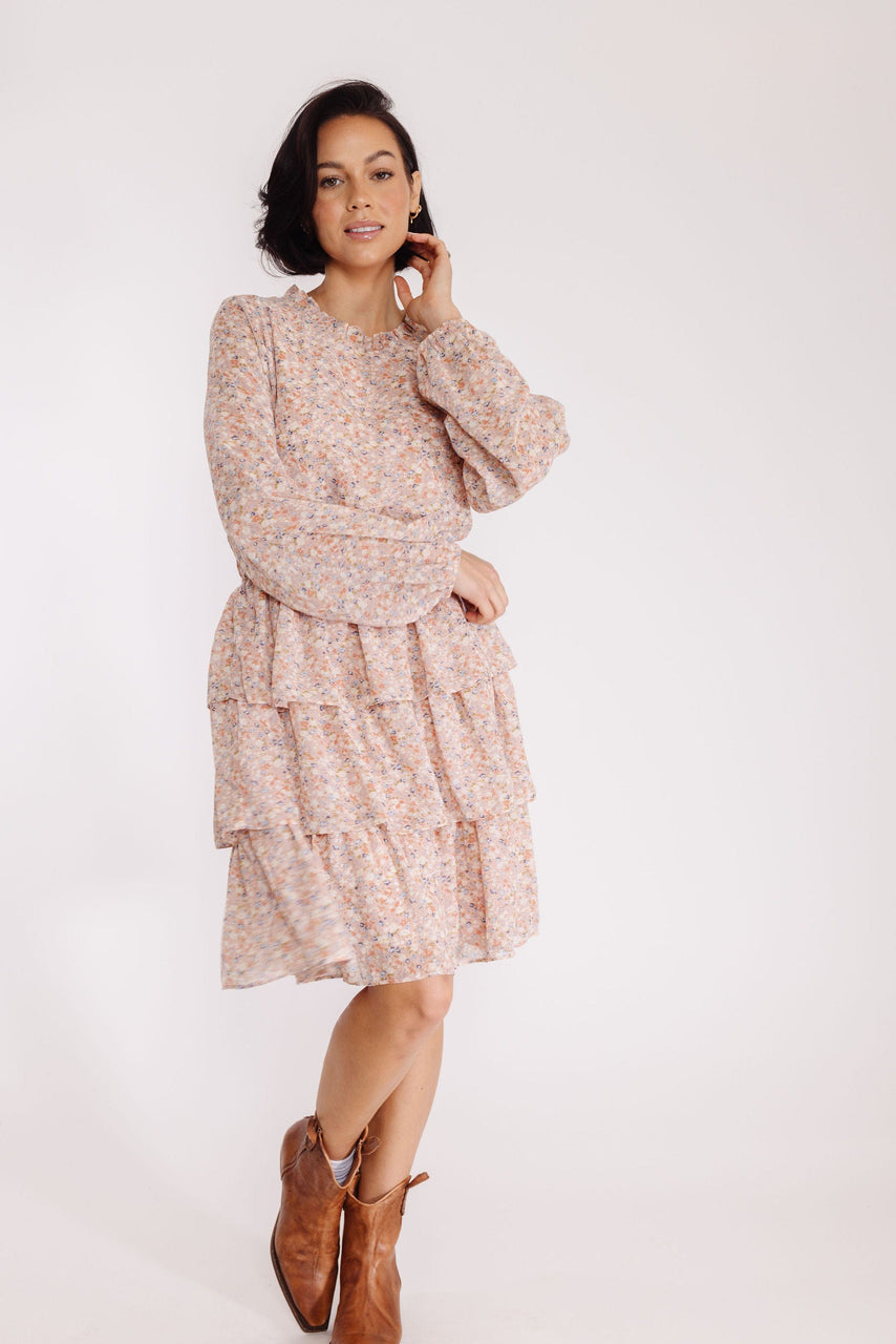 Annabelle Dress in Blush Floral