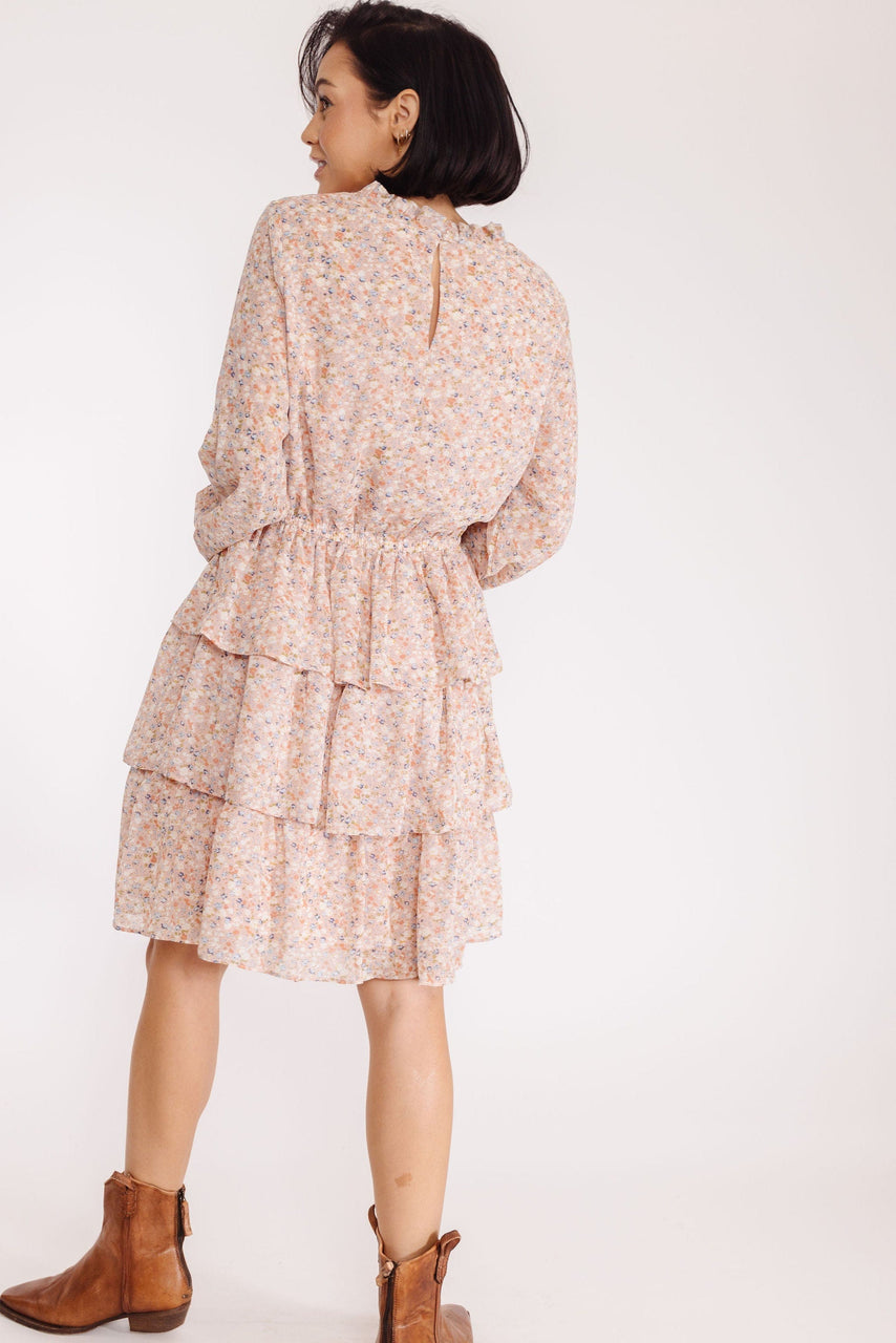 Annabelle Dress in Blush Floral