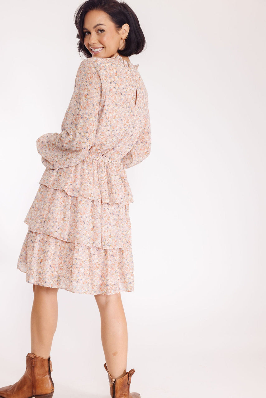 Annabelle Dress in Blush Floral