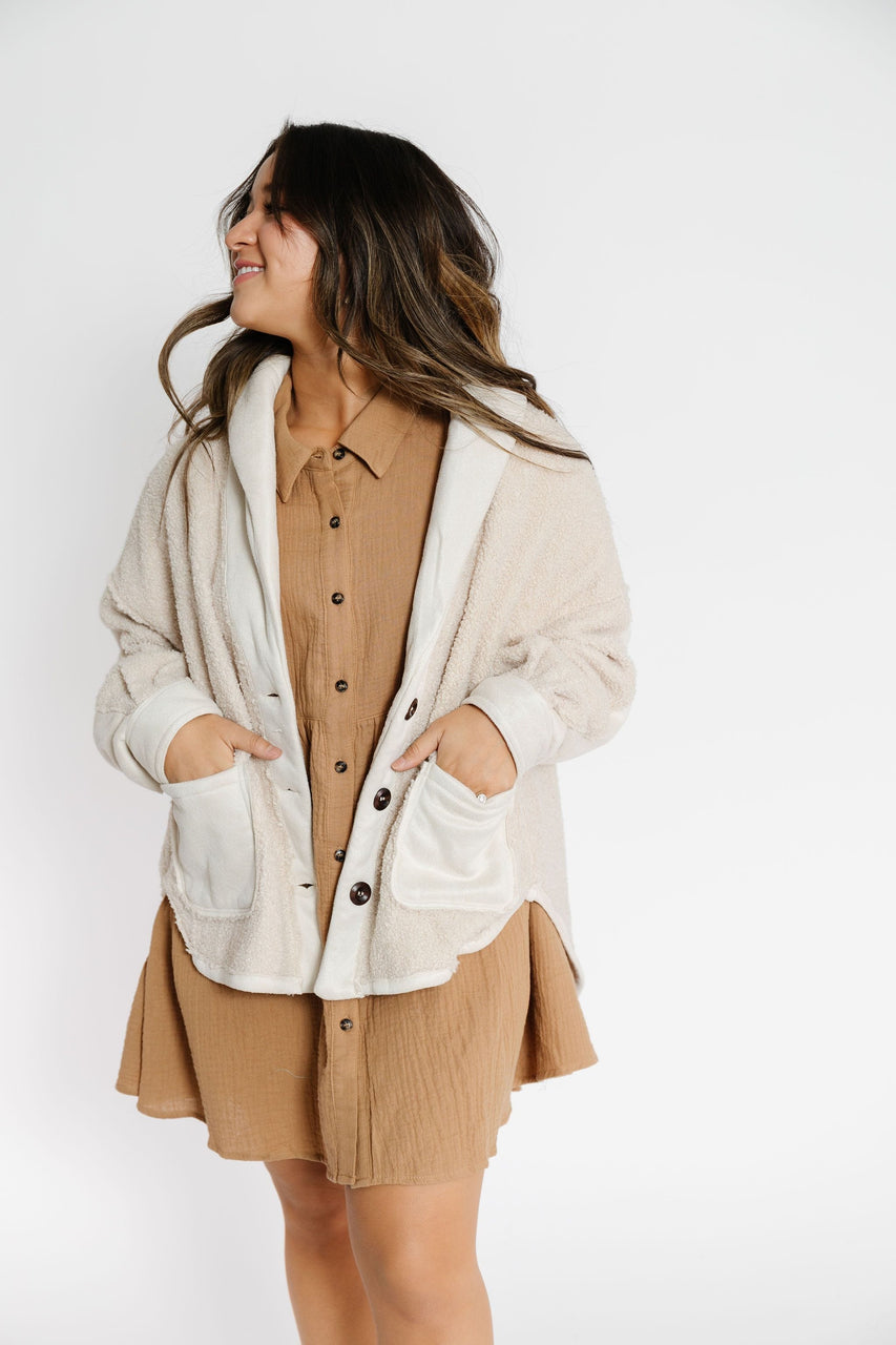 Ashe Jacket in Taupe