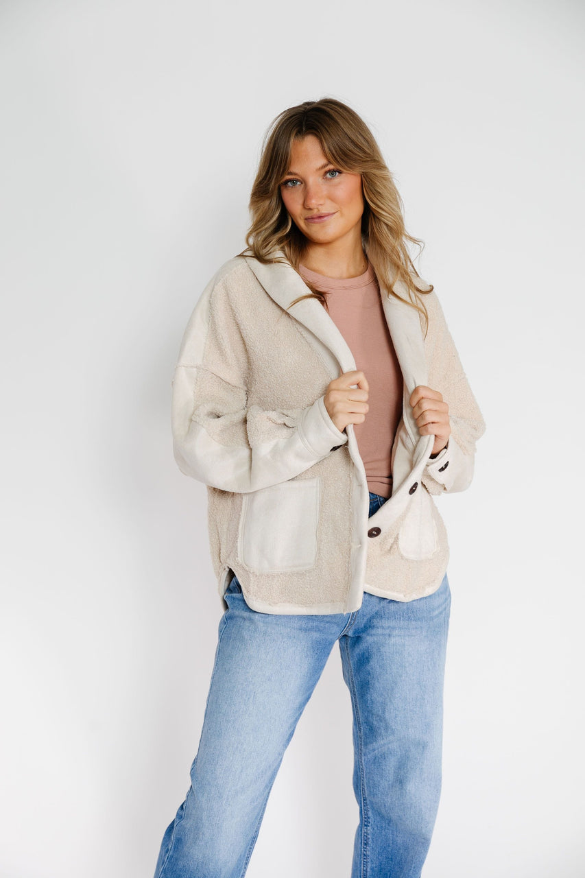 Ashe Jacket in Taupe