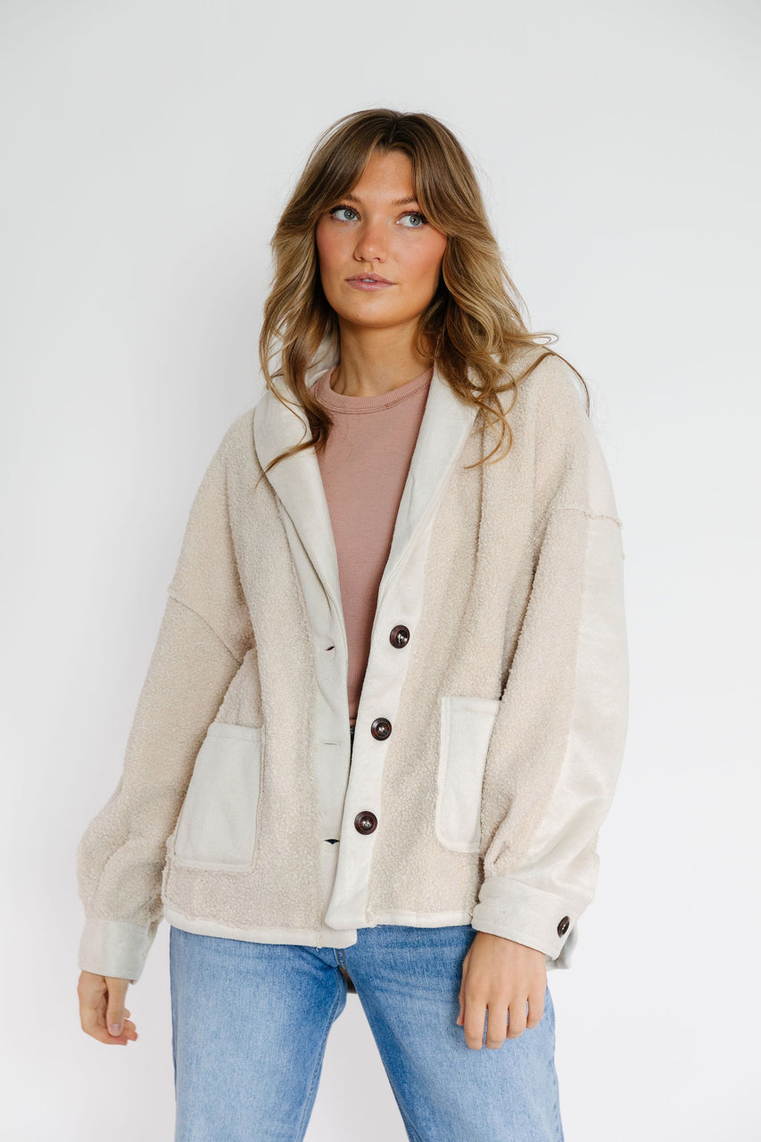 Ashe Jacket in Taupe