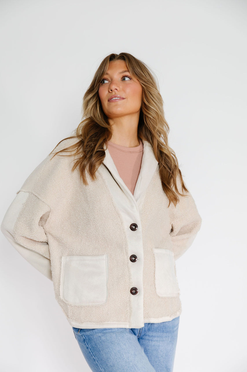 Ashe Jacket in Taupe