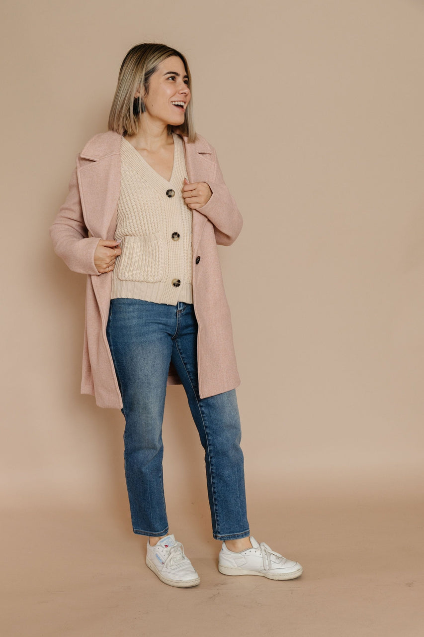 Audrey Coat in Mauve