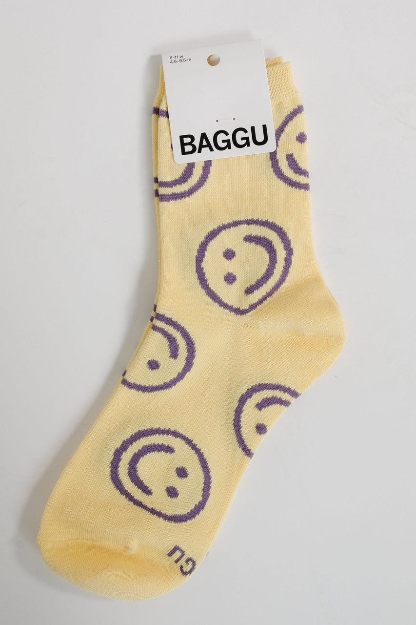 Baggu Happy Socks in Butter