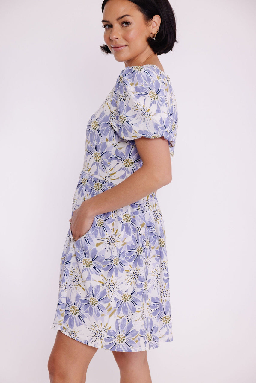 Bloomerang Dress in Lilac Floral