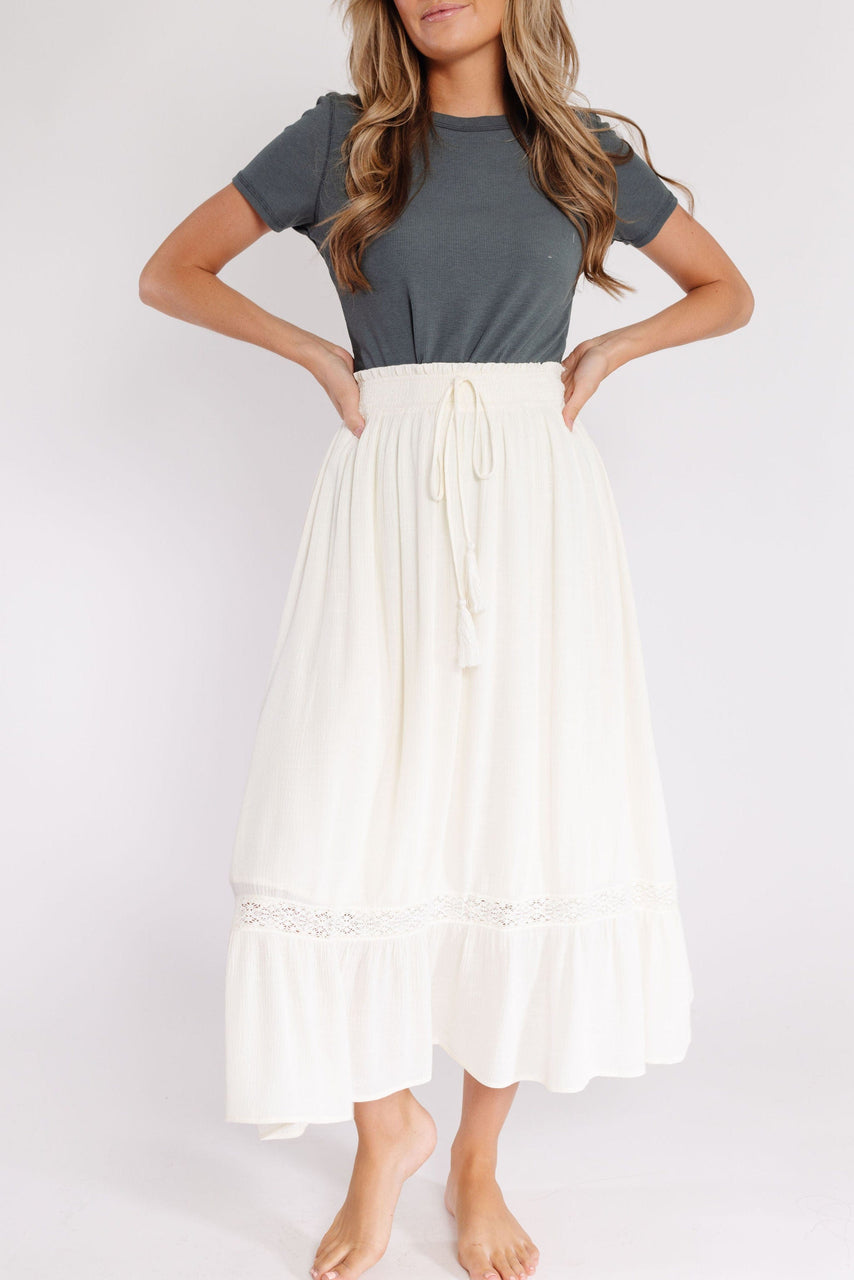 Brigham Skirt in Ivory