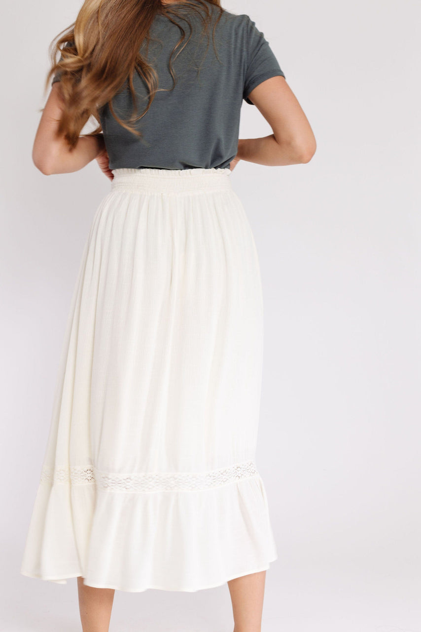 Brigham Skirt in Ivory