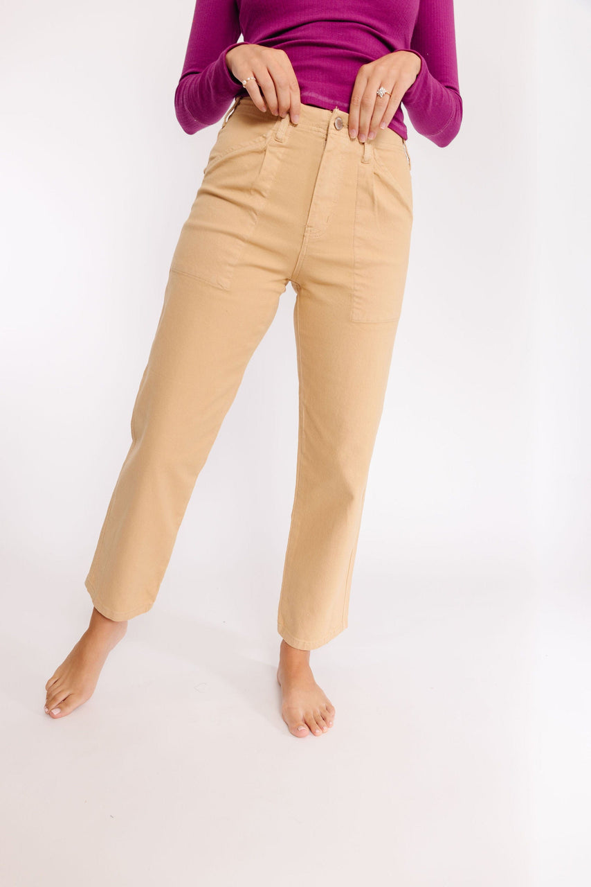 Brody Pant in Tan