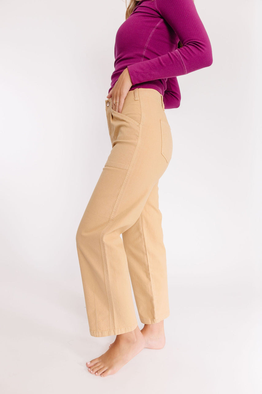 Brody Pant in Tan