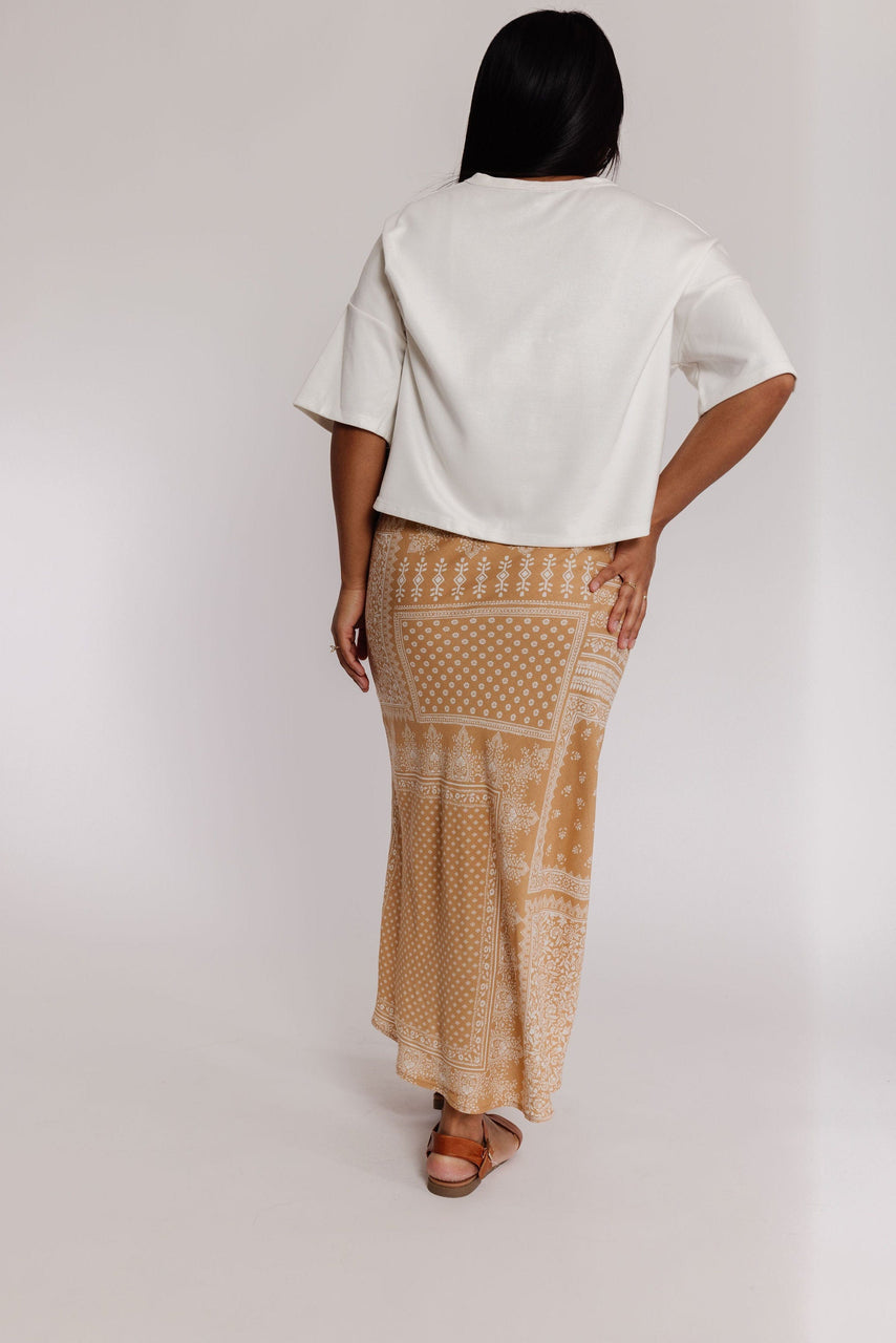Chancey Skirt in Taupe