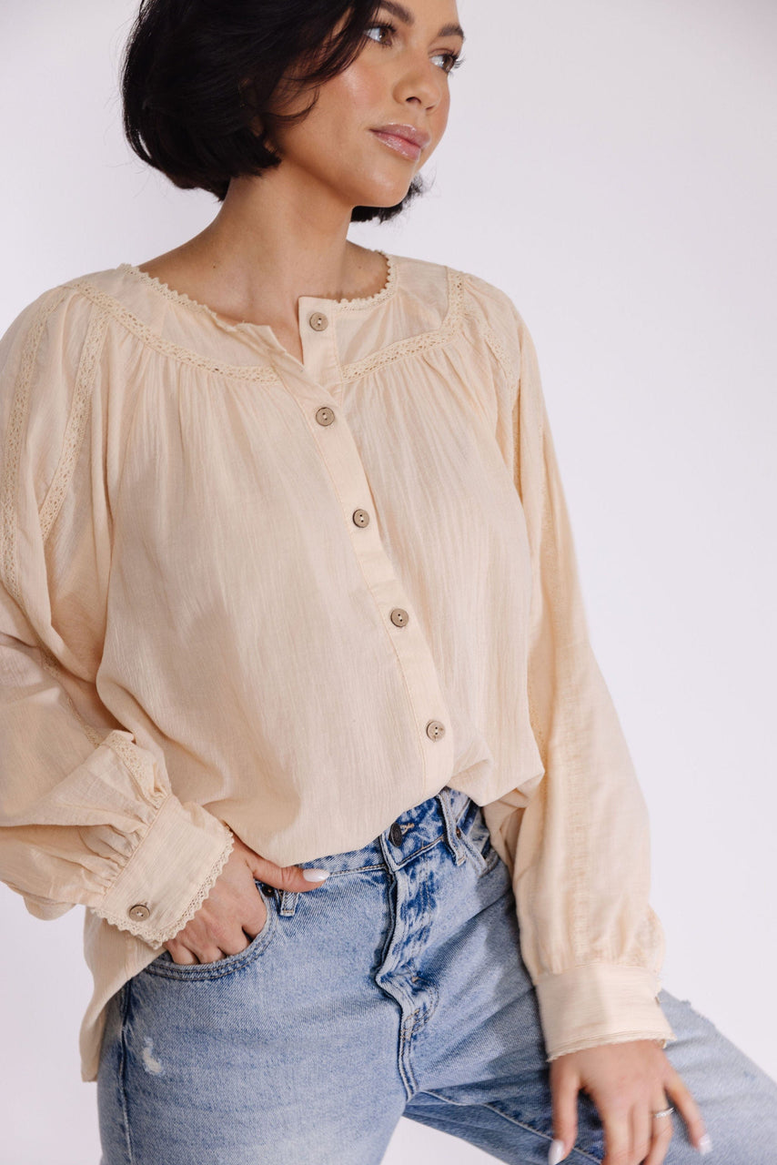 Desiree Blouse in Natural