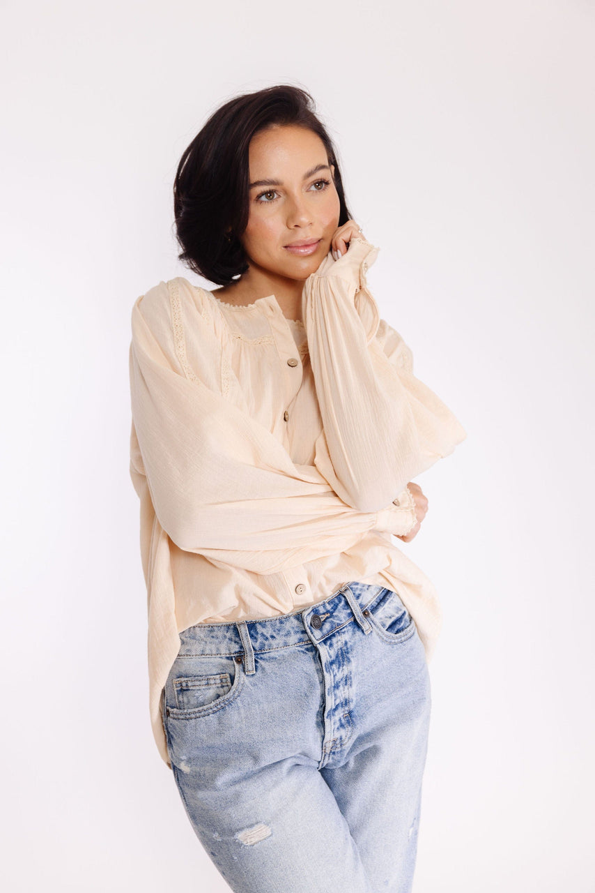 Desiree Blouse in Natural