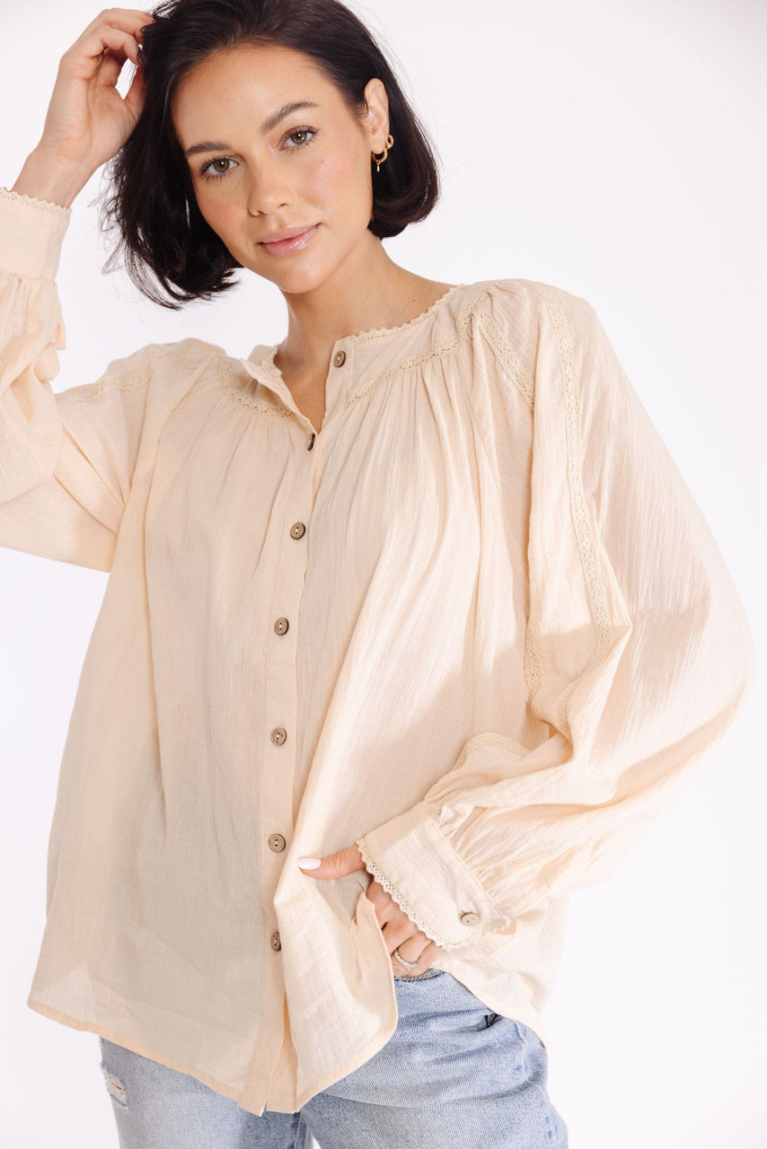 Desiree Blouse in Natural