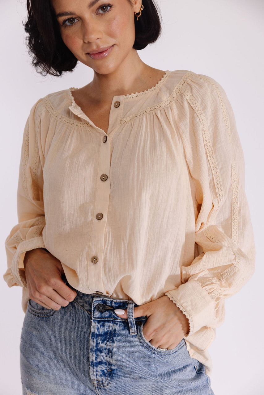 Desiree Blouse in Natural