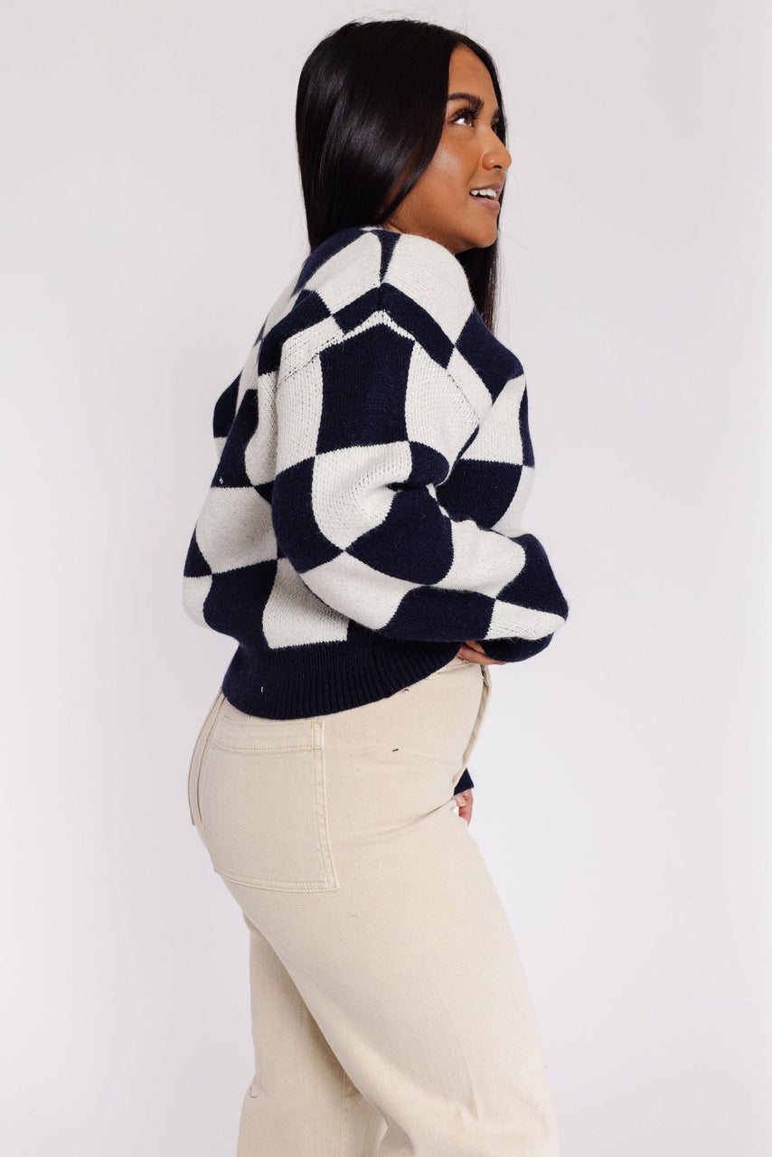 Dolores Sweater in Navy
