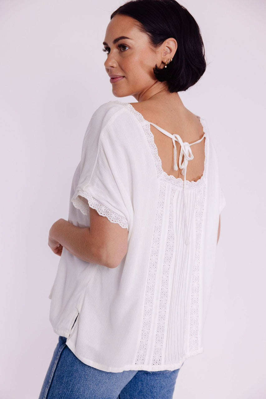 Geniece Blouse in Off White