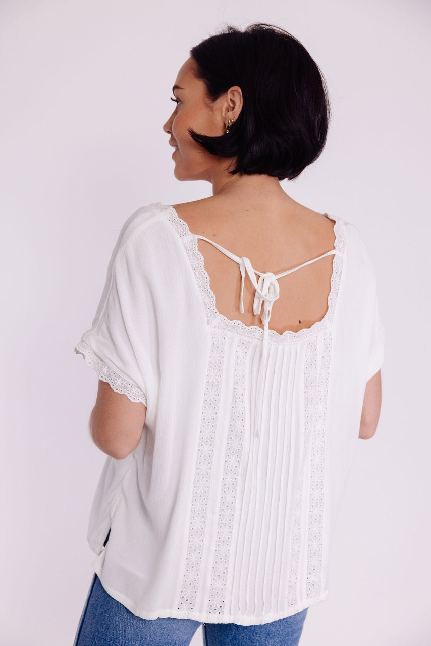 Geniece Blouse in Off White