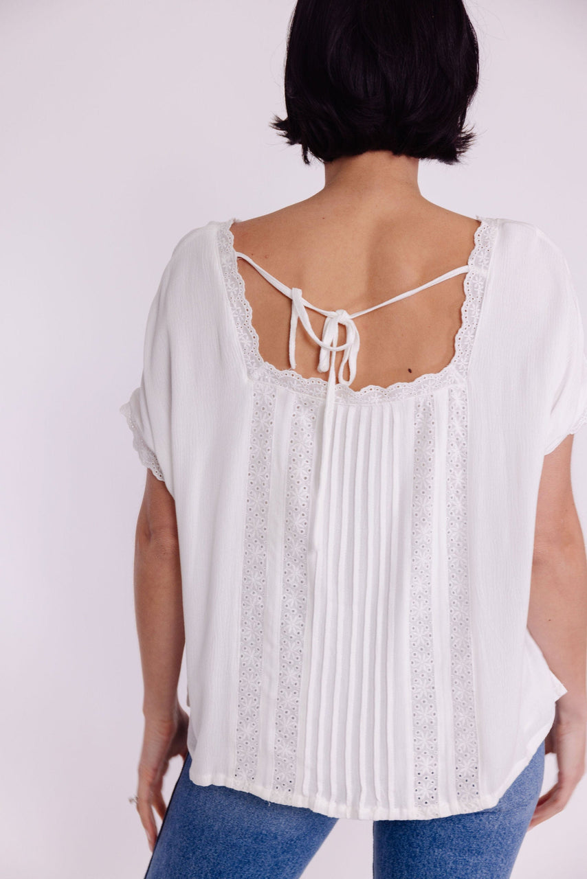 Geniece Blouse in Off White