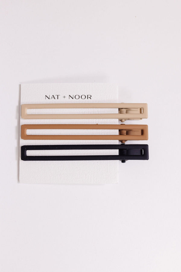 Yarrow Clips by Nat + Noor in Neutrals