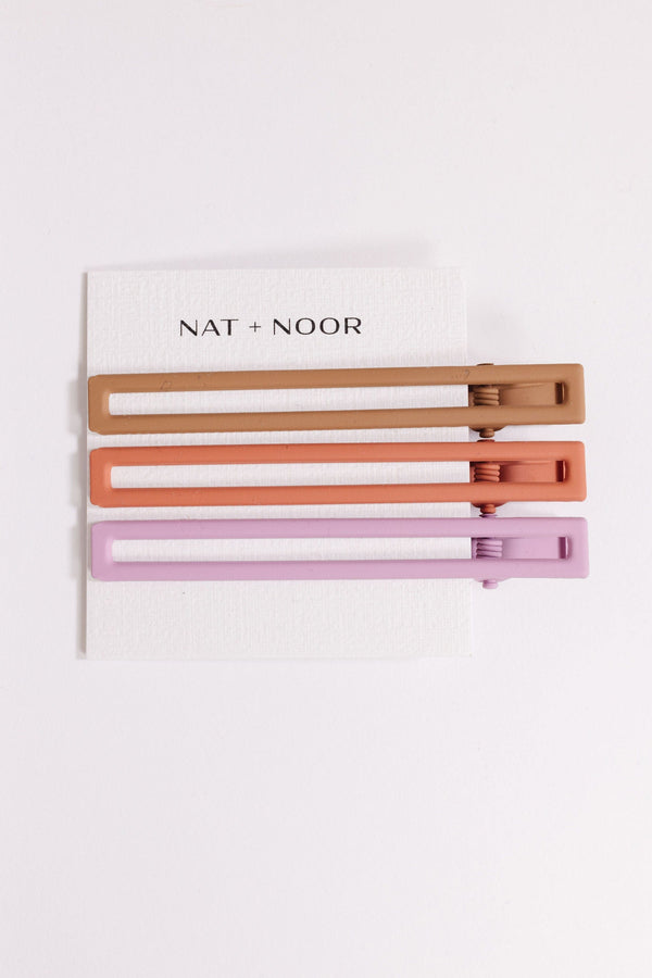 Yarrow Clips by Nat + Noor in Sunset