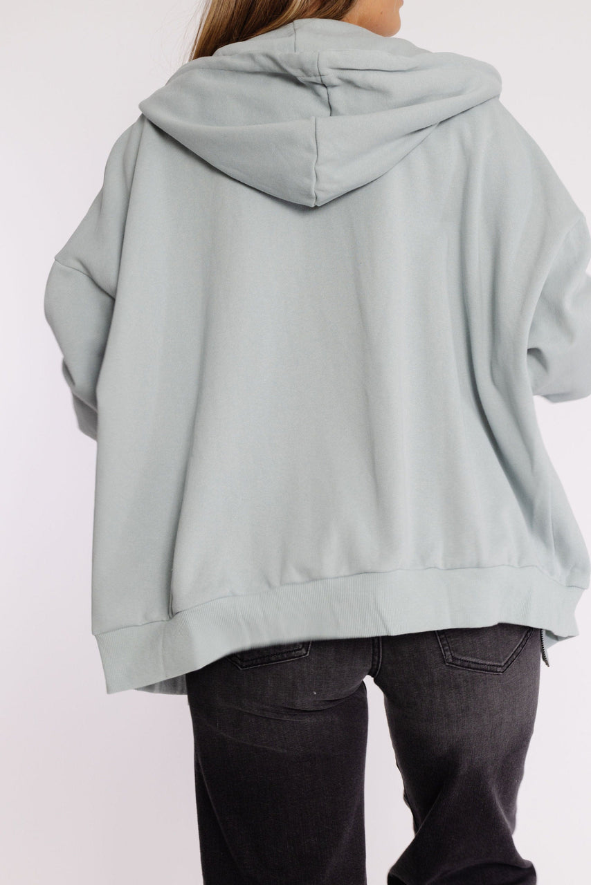 Jasper Sweatshirt Hoodie in Sage