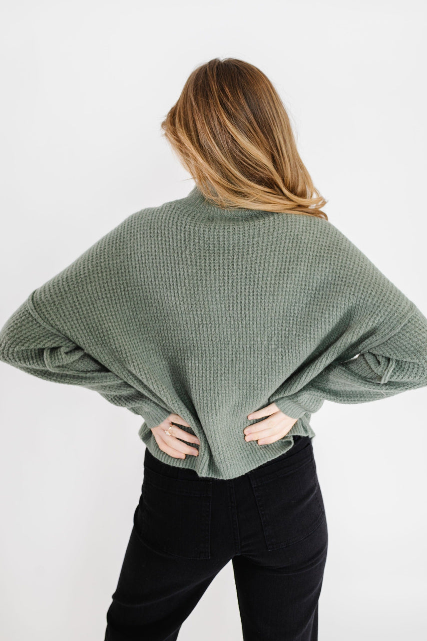 Johnny Sweater in Seagrass Green