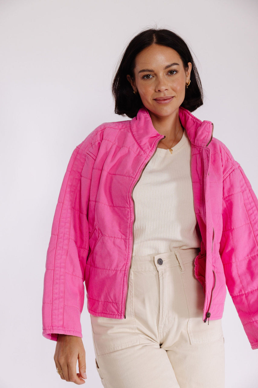 Josie Jacket in Bright Pink