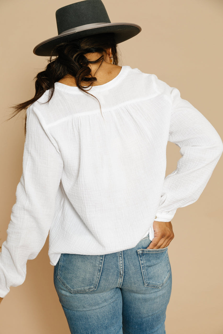 Kelsi Blouse in Off White