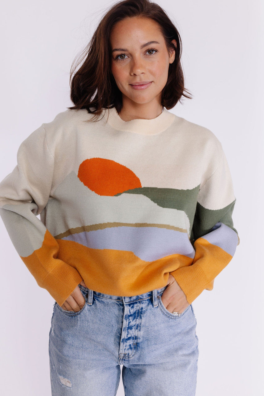 Landscape Jacquard Sweater