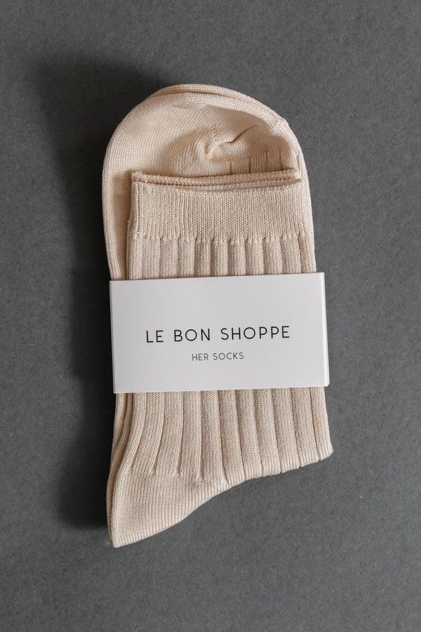 Le Bon Shoppe Her Socks in Porcelain