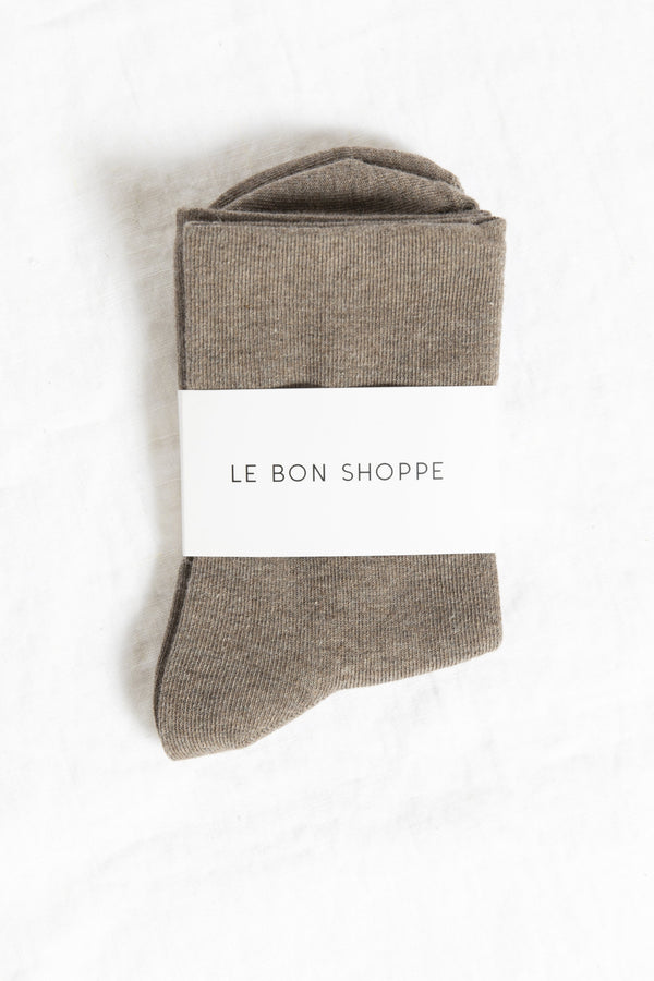 Le Bon Shoppe Sneaker Sock in Cocoa