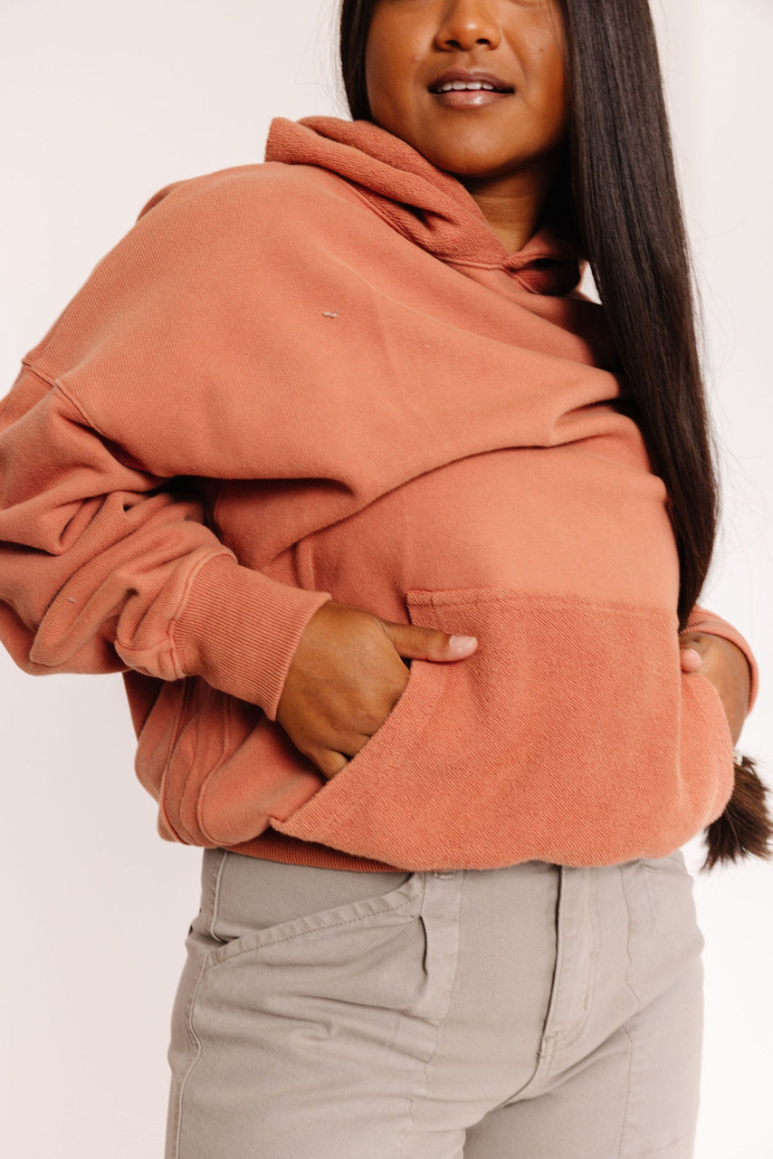 Marina Sweatshirt Hoodie in Clay