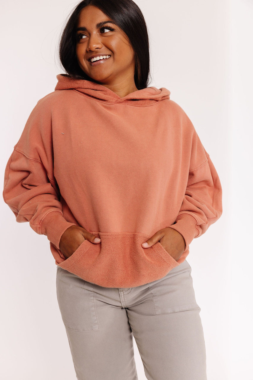 Marina Sweatshirt Hoodie in Clay