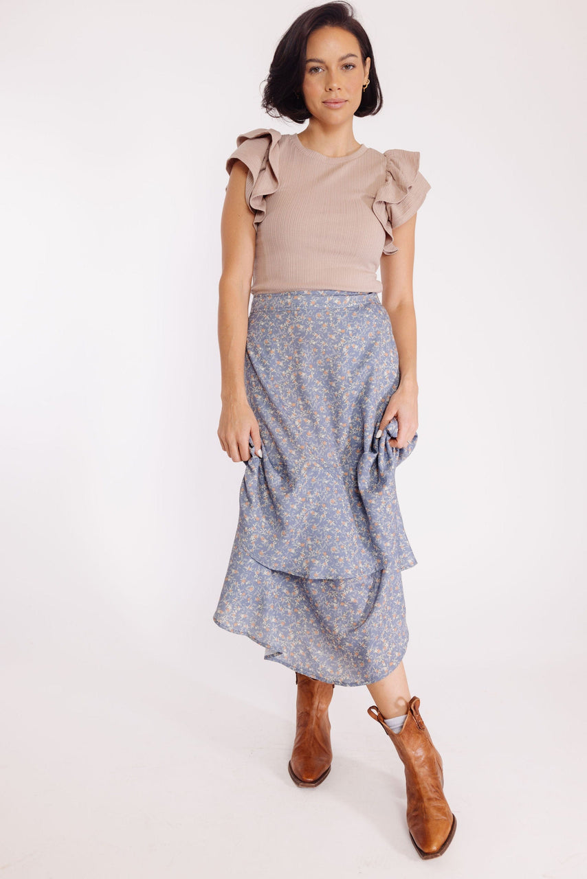 Maude Skirt in M. Blue