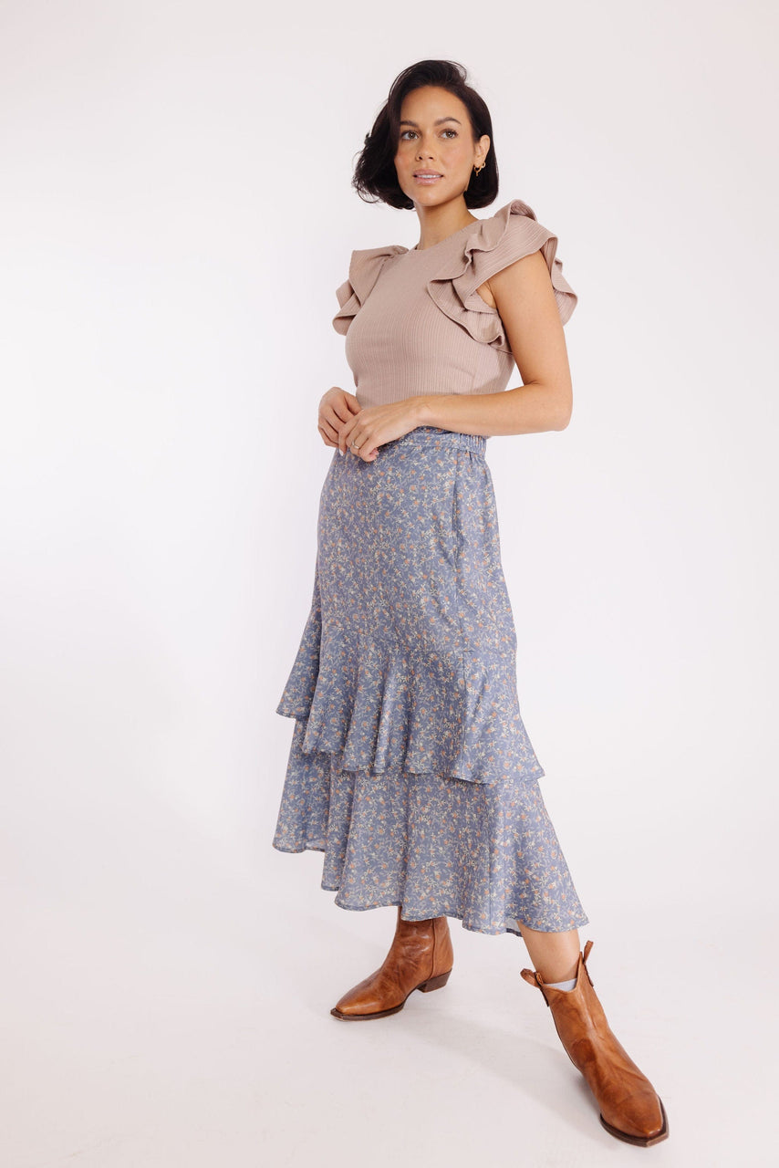 Maude Skirt in M. Blue