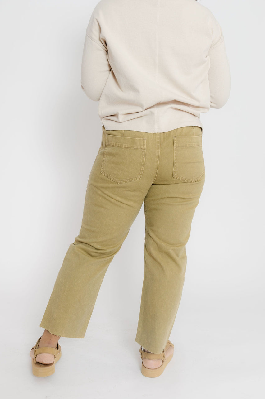 Nate Twill Pant in Khaki