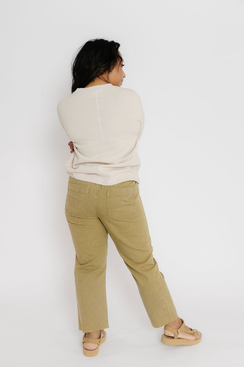 Nate Twill Pant in Khaki