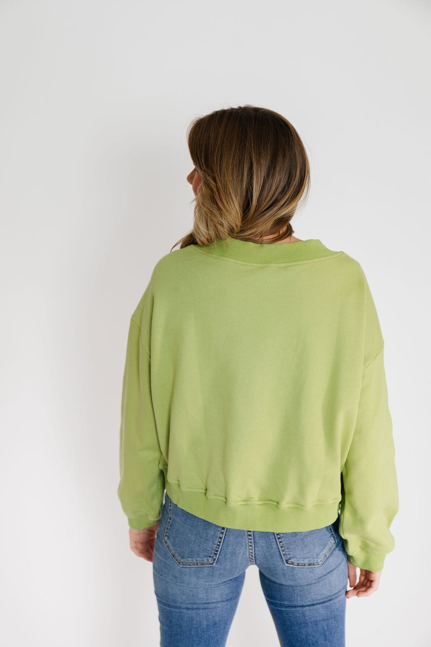 Prosper Sweatshirt in Light Green
