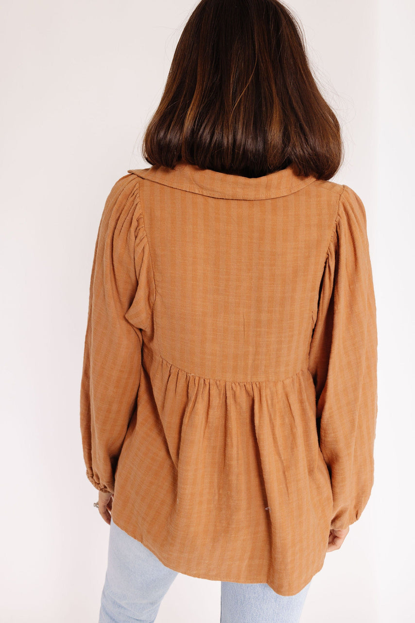 Sonni Blouse in Camel