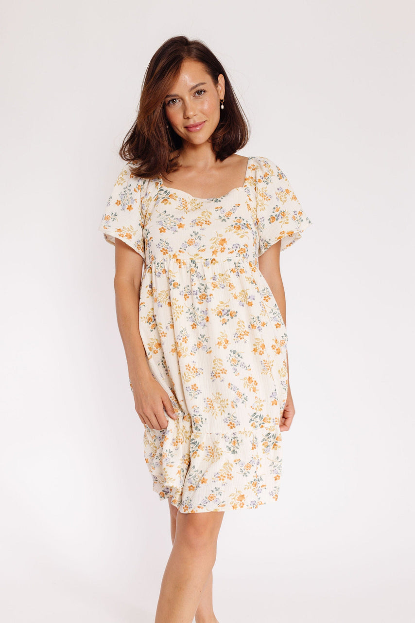 Starley Dress in Créme Floral