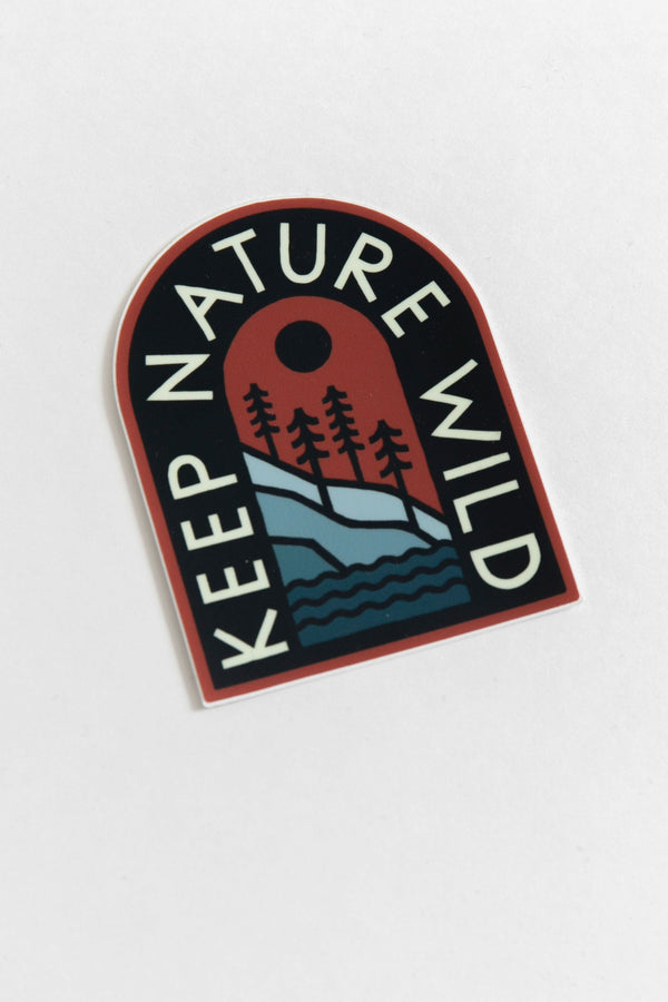 Keep Nature Wild Vinyl Sticker